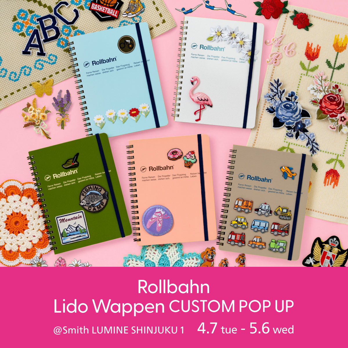 【Rollbahn Lido Wappen CUSTOM POP UP】スミス ルミネ新宿1