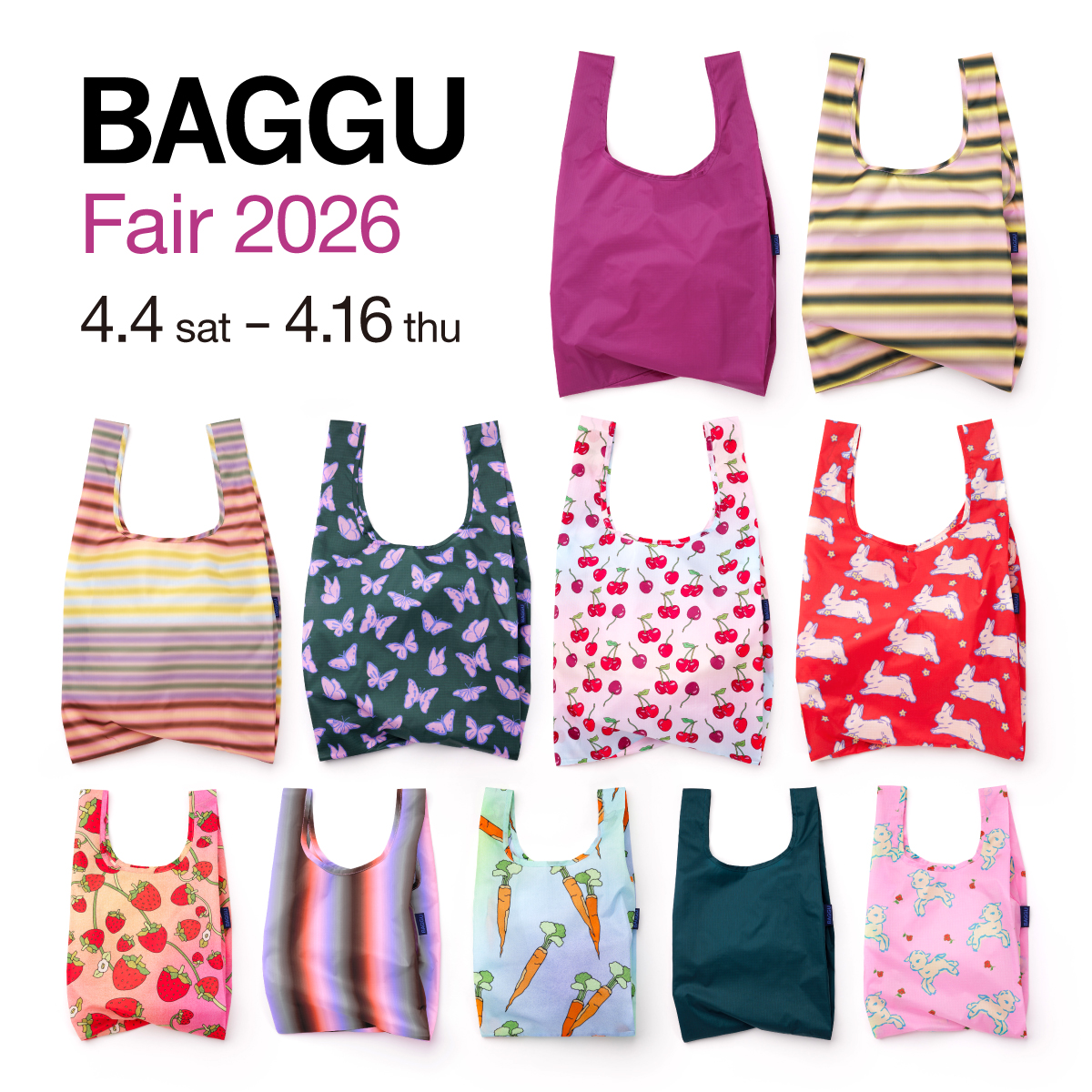 【BAGGU Fair 2026】